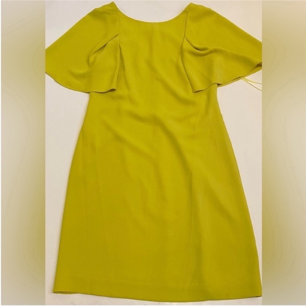 Trina Turk Summer Dress Scenic Pleated Short Sleeve Shift Dress size 4 - Picture 7 of 13